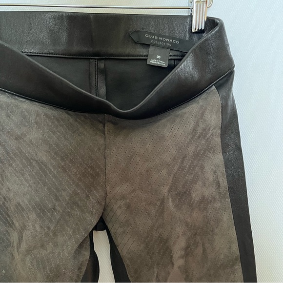 Club Monaco Collection leather pants - Picture 2 of 3